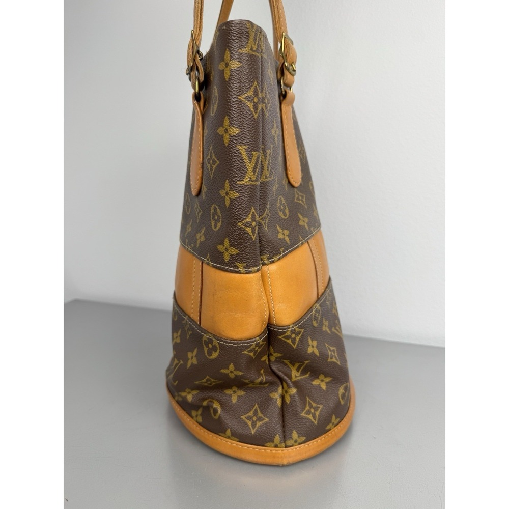 Vintage Louis Vuitton Monogram Bucket GM Handbag The French Company Made In USA - Picture 5 of 13
